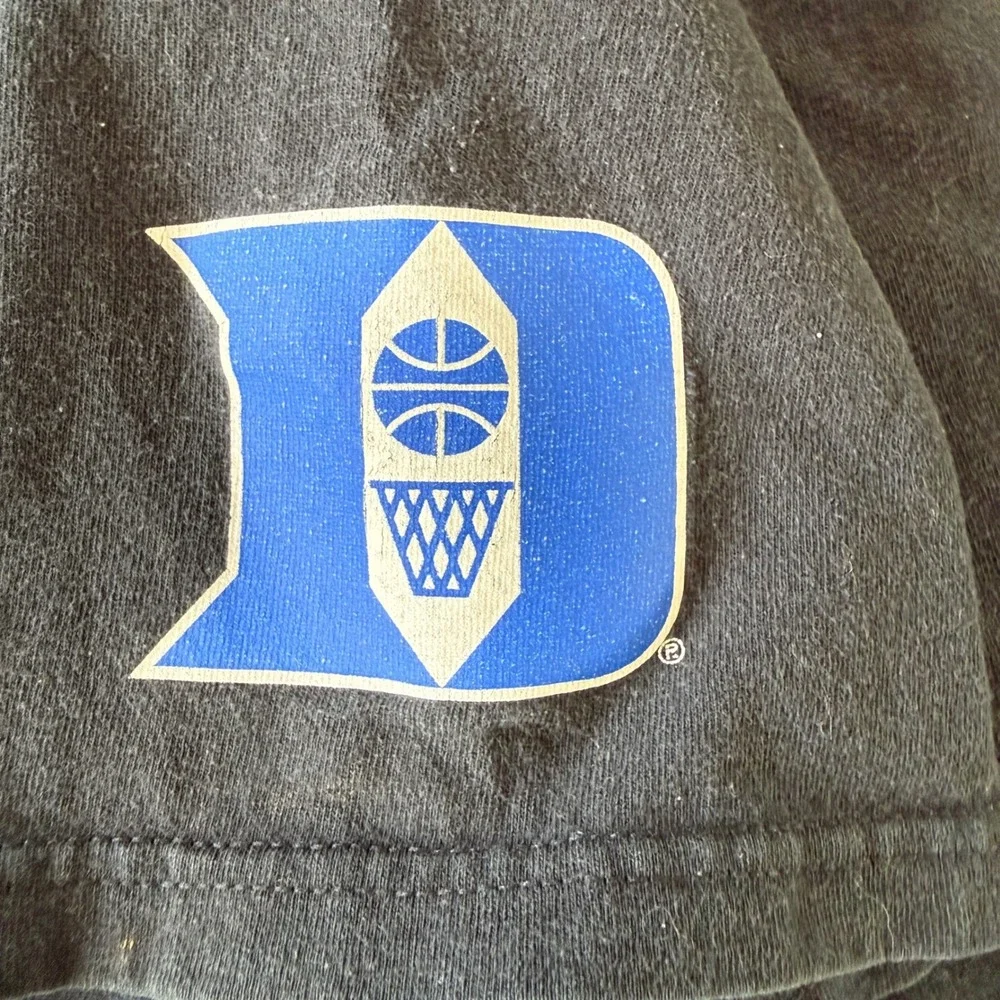 Nike Elite Duke Blue Devils Basketball T-Shirt Mens Medium Black‎ Loose Fit Tee